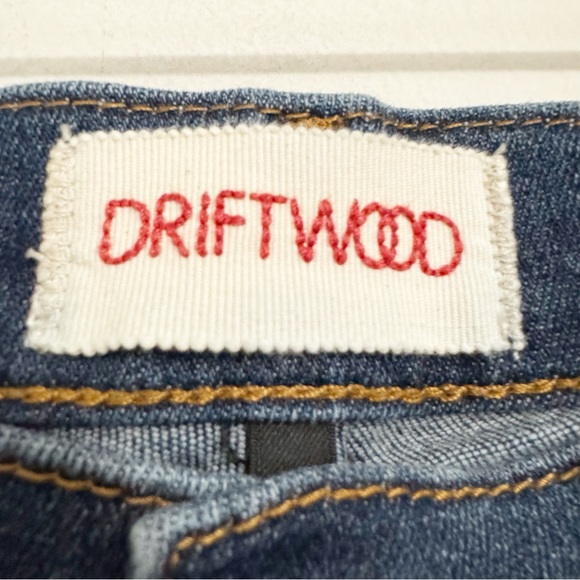 DRIFTWOOD Colette Beaded Embroidered Straight Crop Jeans Blue 29 - Picture 7 of 14